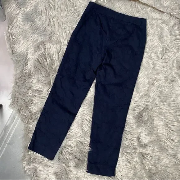 Talbots Navy Cropped pants - size 2 - Picture 4 of 7